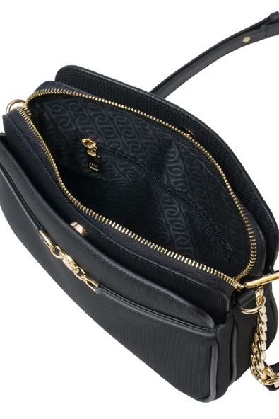 U.S. Polo Assn. Kadın Omuz Çantası Siyah US25239 - Resim 5