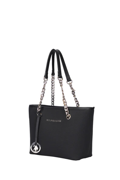 U.S. Polo Assn. Kadın Omuz Çantası Siyah US25251 - Resim 4