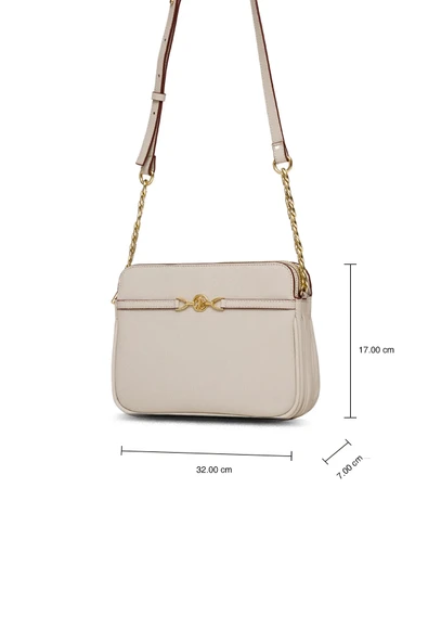 U.S. Polo Assn. Kadın Omuz Çantası Taş US25239 - 6