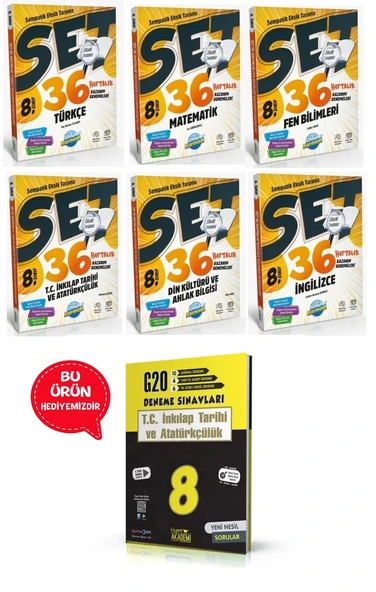 Sempatik 8.Sınıf 36 Haftalık Deneme Seti ürün görseli