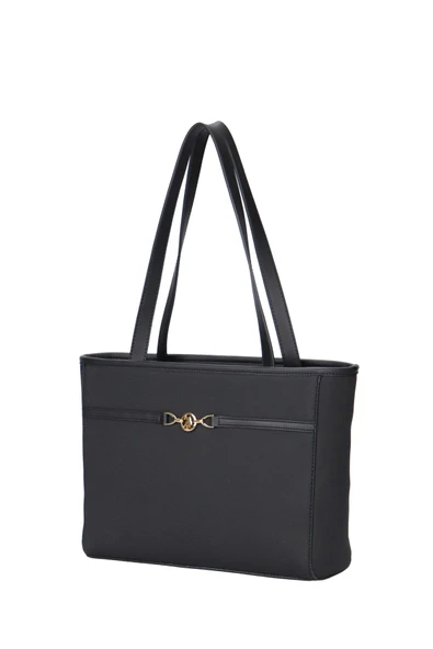 U.S. Polo Assn. Kadın Omuz Çantası Siyah US25233 - Resim 4