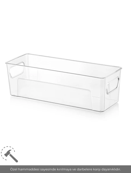 Buzdolabı İçi Düzenleyici Saklama Organizeri Bpa Free Düzenleyici Darbeye Dayanıklı 29x11x9 cm - 2