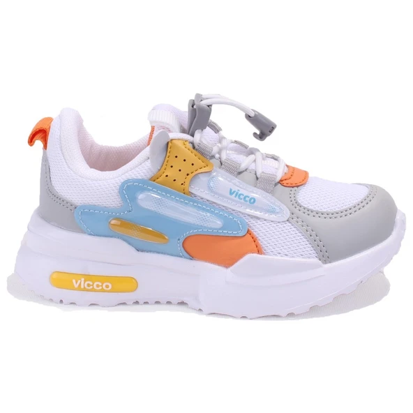 Vicco Cecelia 346F25Y167 Beyaz Ortopedik Günlük Kız Çocuk Spor Ayakkabı - Resim 2