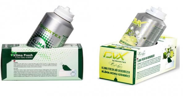 Divortex Cool Lime ve Elma Kokulu Klima Bombası 150 ml. x 2 Ad.