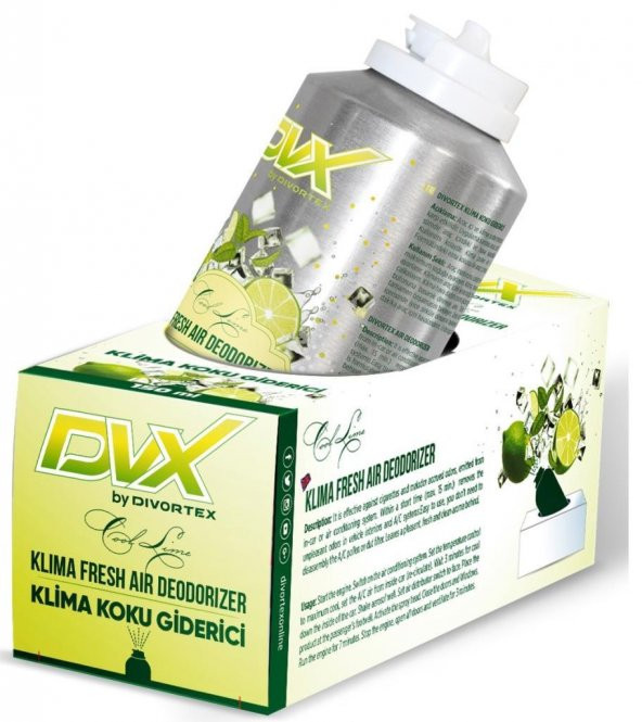 Divortex Cool Lime ve Elma Kokulu Klima Bombası 150 ml. x 2 Ad. - 3