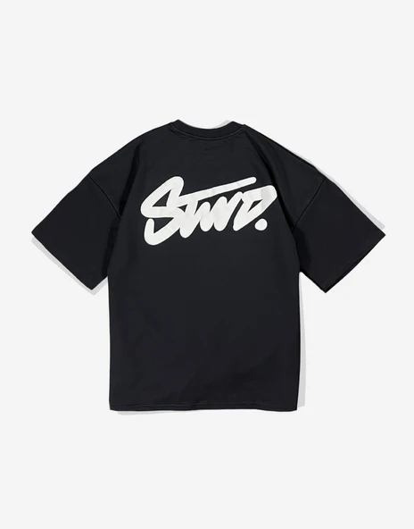 BPM Stwd Oversize Tişört Siyah