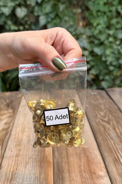 Çan Şeklinde Zil Gold Rengi 50 Adet - 5