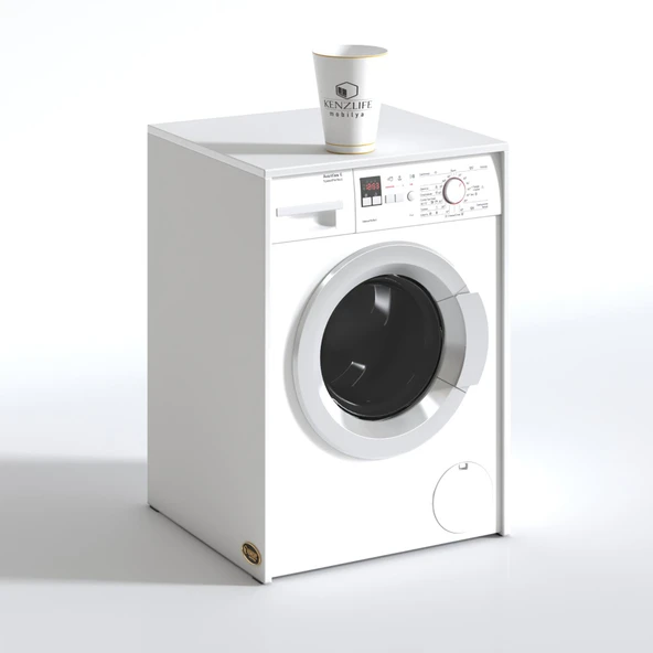 Kenzlife çamaşır&kurutma makinesi dolabı büyük boy afanasi byz 100*80*70 banyo kapaksız arkalıksız - 2