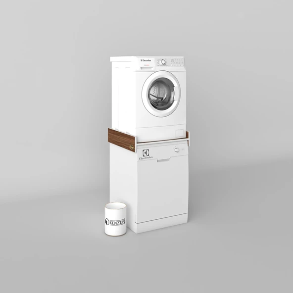 Kenzlife çamaşır&bulaşık makinesi dolabı olenka cvz 015*70*60 banyo aparatı arkalıksız - Resim 3