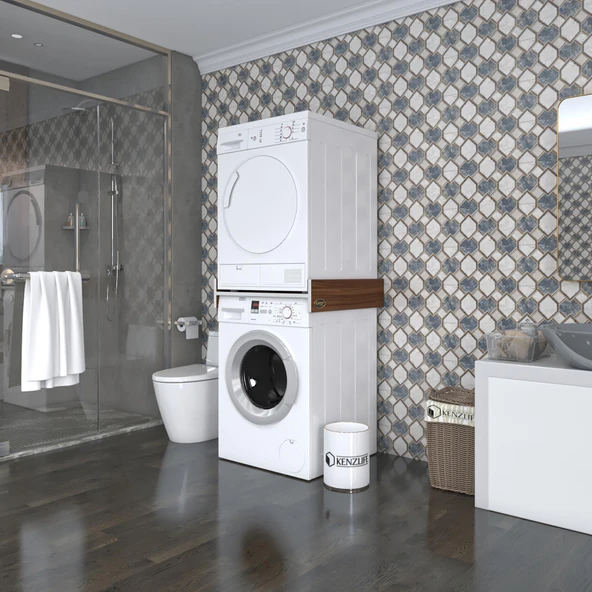 Kenzlife çamaşır&kurutma makinesi dolabı agafya cvz 015*70*60 banyo aparatı arkalıksız
