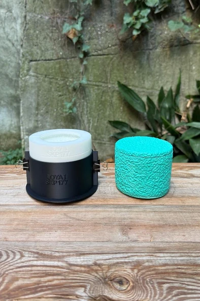 LOYA 1 Dairesel Kapaklı Kasnaklı Silikon Kap Kalıbı ürün görseli