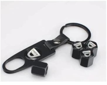 Dacia Logolu PLASTİK 4 Lü Adet Sibop Kapağı Ve 1 Adet Anahtarlık - Resim 2