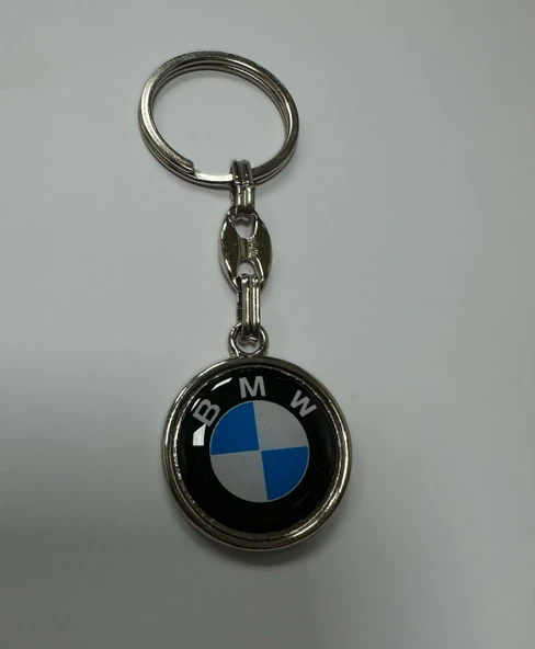 Bmw Yazılı Metal Damla Anahtarlık Çift Yönlü (1 ADET) - 3