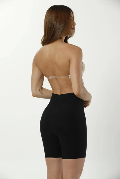 Özel Üretim Kadın Vücut Şekillendirici Kadın Kaymaz Toparlayıcı Lazer Kesim Paçalı Korse - Resim 5