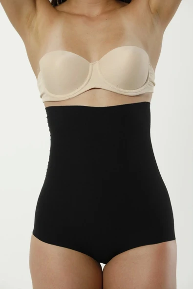 Lazer Kesim Toparlayıcı Sıkılaştırıcı Şekillendirici Sıkılaştırıcı Push-Up Yüksek Bel Slip Korse - 2