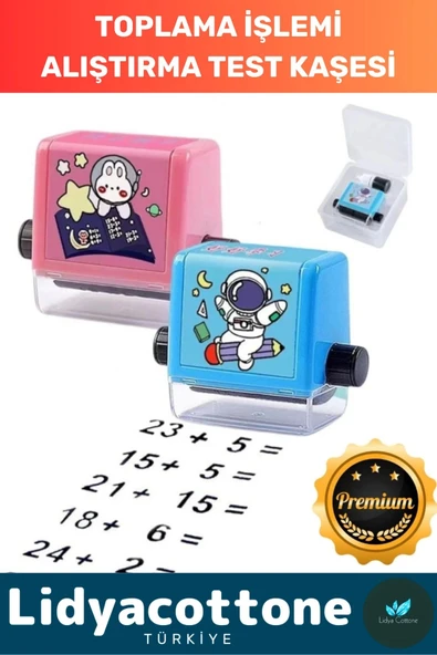 Matematik Çocuk Okul Toplama İşlemi Alıştırma Test Kaşesi Mürekkepli Test Çalışma Eğitici Öğretici