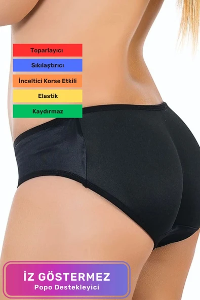 Özel Üretim Kaymaz Kadın Dikleştirici Toparlayıcı Rahat Şekillendirici İz Göstermez Popo Destekleyici Korse ürün görseli 1