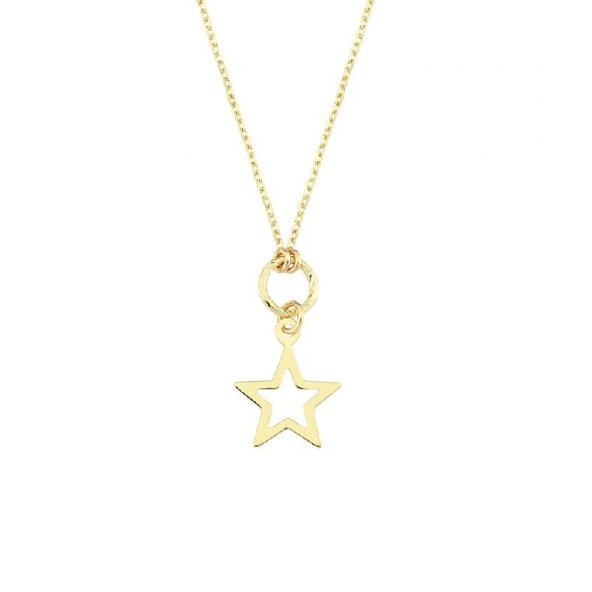 14 Ayar Altın Yıldız Kolye ürün görseli