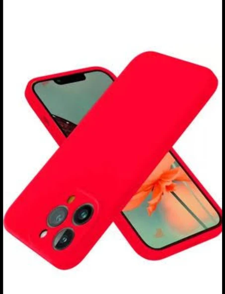 İPHONE 12 PRO SİLİKON KILIF KIRMIZI - 2