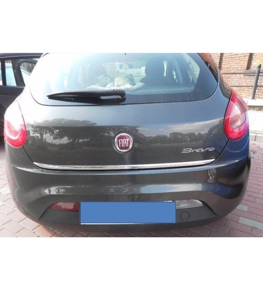 Fiat Bravo Formlu Krom Bagaj Alt Çıtası 2008+ Üzeri Paslanmaz Çelik Krom
