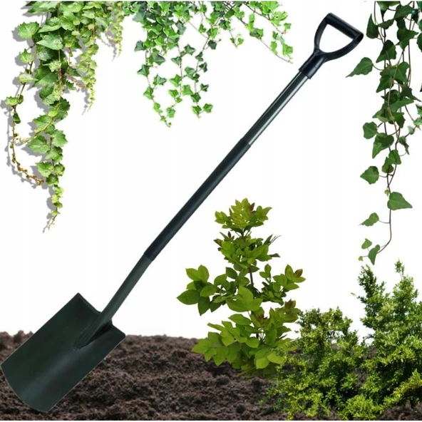 Fiskars 1004812 Ergonomik Bahçe Küreği Düz Uçlu - Resim 2