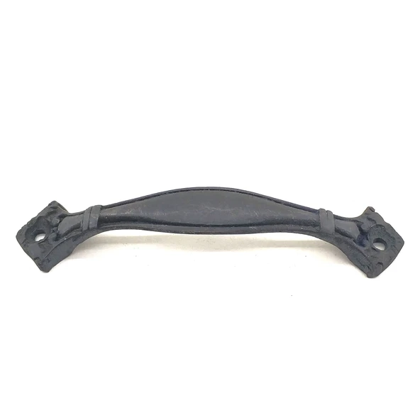 Antika Tarz Dekoratif Pirinç Deste Kapı Kulbu - 25x120 mm, Oksit ürün görseli 1