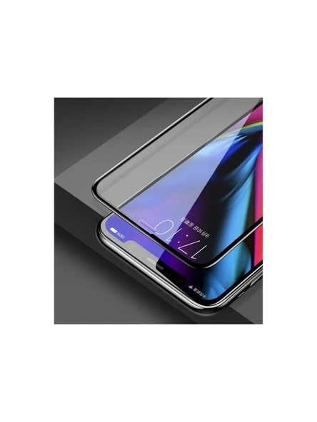 Fibaks Apple iPhone 11 Tam Ekran Koruyucu Kırılmaz Cam 9H Temperli Koruma Dayanıklı 5D - Resim 3