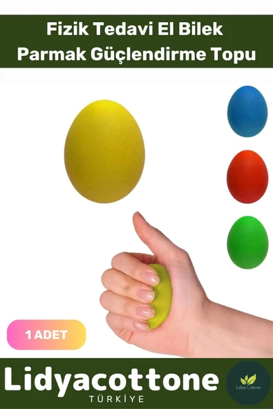 Premium Silikon Stres Topu El Egzersiz FizikTedavi Topu El Bilek Parmak Güçlendirme Ameliyat Sonrası