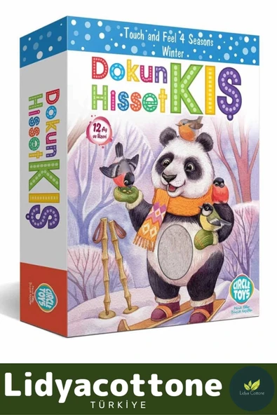 Premium Dikkat Algı Duyusal Görsel Gelişimi Eğlenceli Öğrenme Çocuk Hisset Tanı Kış Eğitim Kartları - 3