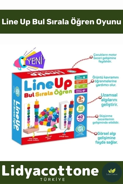 Premium Mantıklı Düşünme El Göz Koordinasyonu Geliştiren Algı Yükselten Bul Sırala Öğren Oyunu