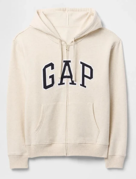 Gap V-Frch Exc Herıtage Fz Hoodie Kapüşonlu Fermuarlı Kadın Sweatshirt - 7