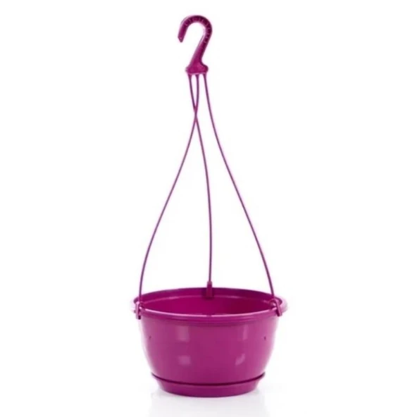 Omnipazar SO-SM03 Safir Makrome Askılı Balkon Saksı Takımı 6 litre No 3 - Resim 2