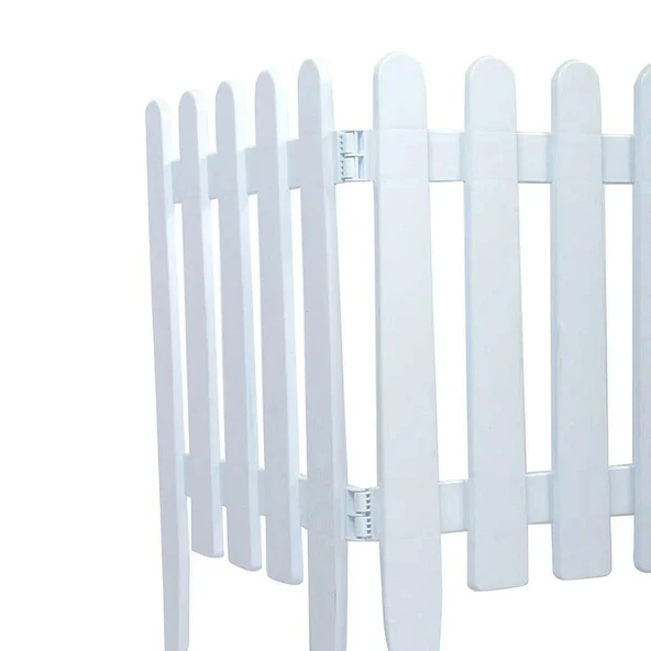 Omnipazar SO-IBC2 Eko İstanbul Bahçe Çiti 4'lü Set 40x59 cm Beyaz - Resim 2