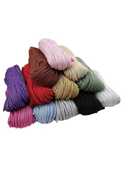 Kordon İp 5 mm Gümüş - Resim 3