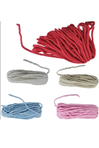 Kordon İp 5 mm Gümüş - Resim 4