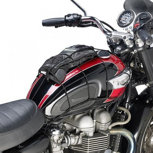 Motosiklet Bagaj Filesi Ahtapot 16 Gözlü Motor Kask Bağlama Eşya Taşıma Filesi - 3