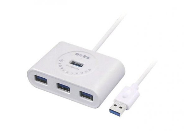 S-link SL-USB-C64 USB3.0 to USB3.0 HUB 3+1 Çevirici Hub