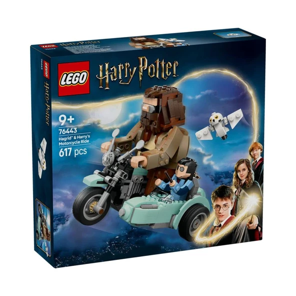 76443  Harry Potter-Hagrid ve Harrynin Motosiklet Yolculuğu 617 parça +9 yaş