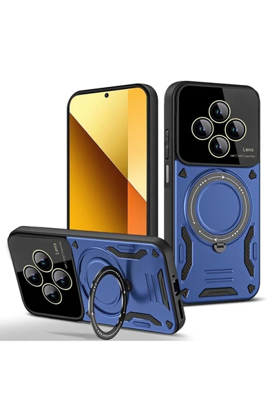 Zipax Xiaomi Redmi 14C / Poco C75  Kamera Korumalı Lensli Magesafe Standlı Azn-JoyLens ürün görseli 1