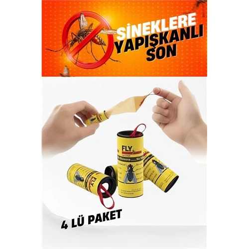 Modacar  Yapışkanlı Sinek Şeridi Sinek Kapanı 4 ADET