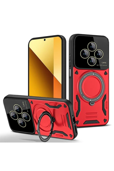 Zipax Xiaomi Redmi 14C / Poco C75  Kamera Korumalı Lensli Magesafe Standlı Azn-JoyLens ürün görseli 1