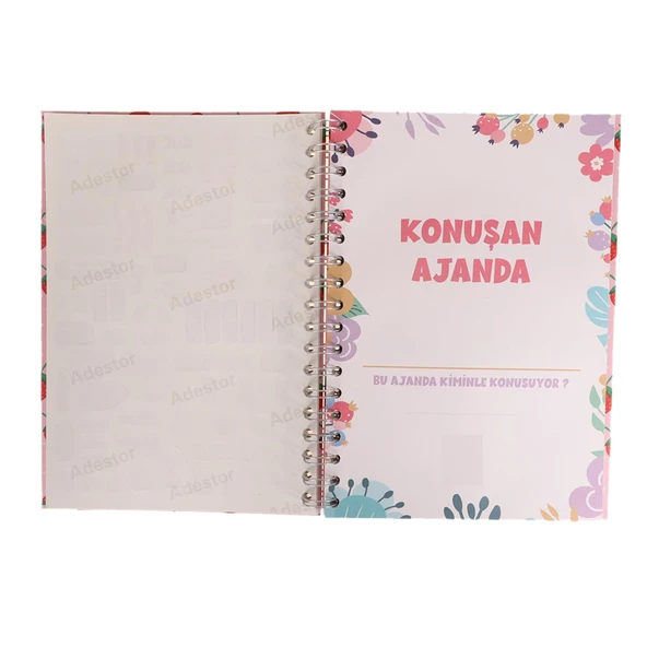 HAYALLERİNİN PEŞİNDEN GİT TASARIM KONUŞAN AJANDA HAFTALIK PLANLAYICI DEFTER - 3