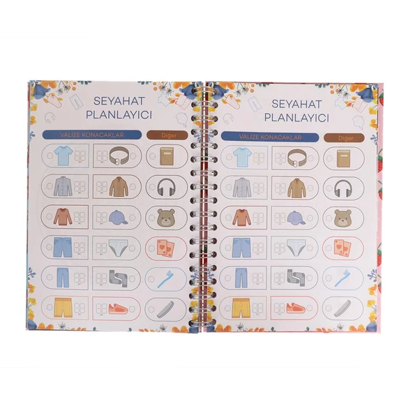 HAYALLERİNİN PEŞİNDEN GİT TASARIM KONUŞAN AJANDA HAFTALIK PLANLAYICI DEFTER - 6