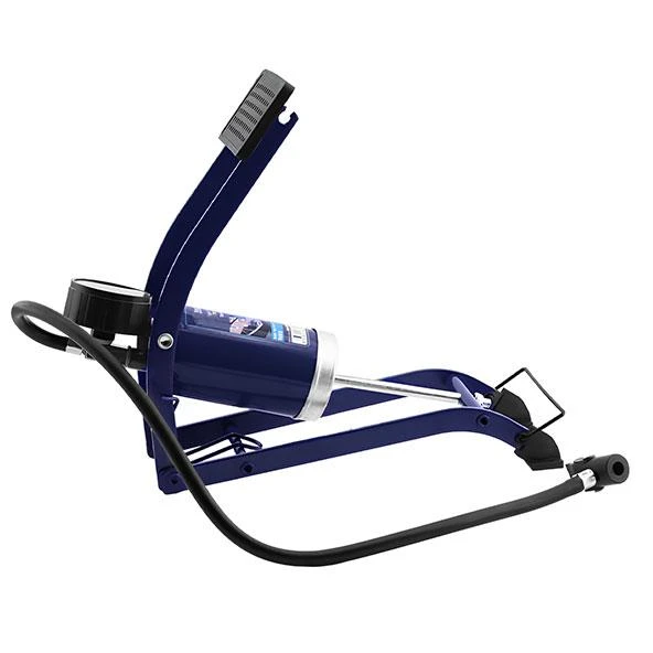 Ayak Tipi Hava Pompası Göstergeli Tekli Teker Araç Araba Bisiklet Motorsiklet Top Pompası - 3