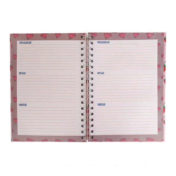 HAYALLERİNİN PEŞİNDEN GİT TASARIM KONUŞAN AJANDA HAFTALIK PLANLAYICI DEFTER - 5