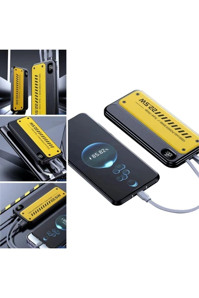 10000 Mah Hızlı Şarj Özellikli Aynı Anda 4 Cihazı Şarj Edebilen Powerbank