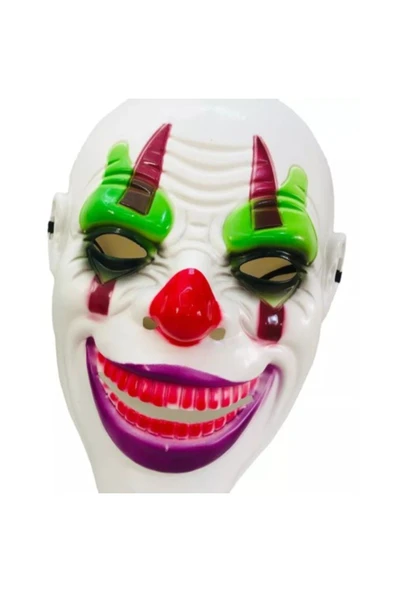 Psikopat Palyaço Temalı Joker Maskesi