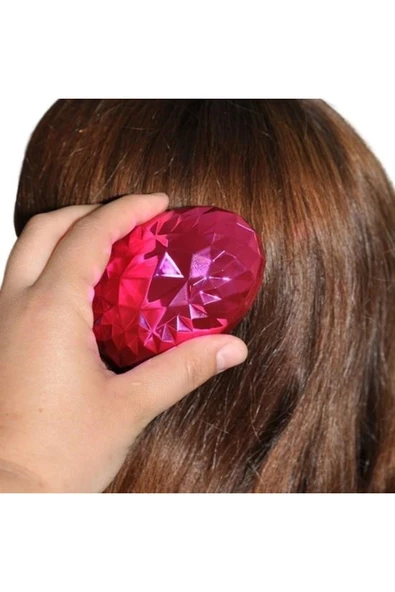 BUFFER® Neon Pembe Düzleştirici Tarak Geniş AralıklıHer Saç Tipine Uygun Fırçalı Saç Düzleştirici - 3