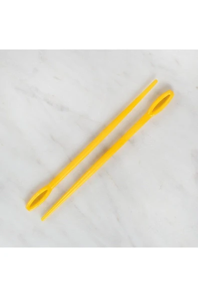 Loren 2 li Plastik Sarı Yün İğnesi