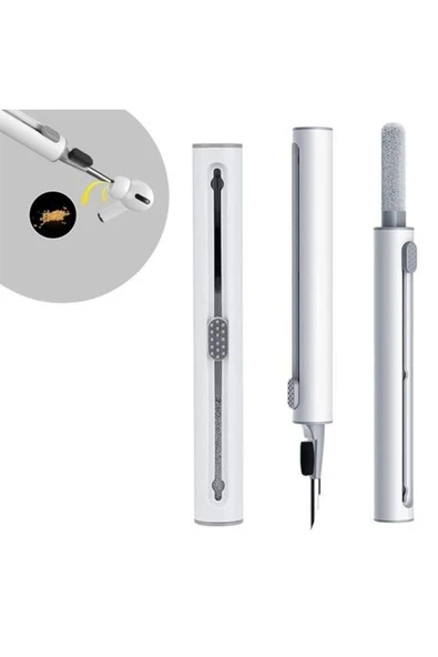 BUFFER®  Çok Amaçlı Yumuşak Fırçalı Kablosuz Kulaklıklar İçin Kulaklık Temizleme Kiti